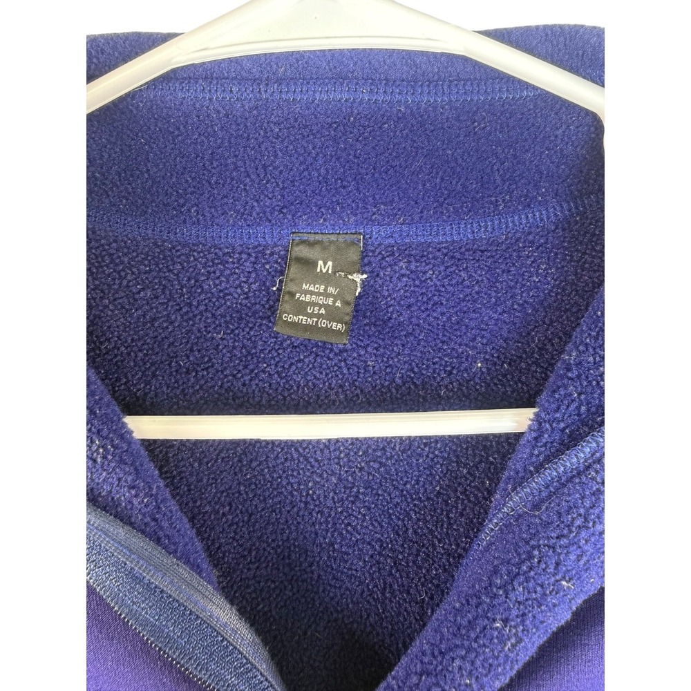 Patagonia Jacket Mens M Purple Fleece Lined Half Zip Running Training Athleisure - Picture 7 of 10